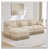 Beige+3seat+1Ottomans