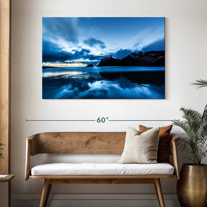 Coucher de soleil norvégien Alvord, H 32 po x l 48 po