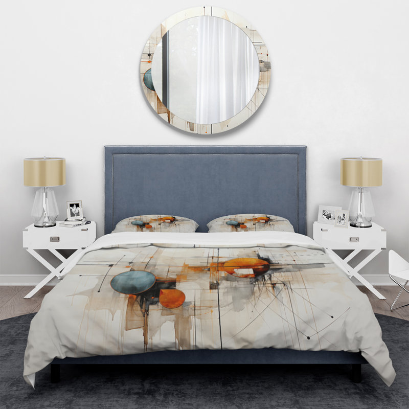 Ensemble de housse de couette bleu sarcelle en lin, Housse de couette pour grand lit et 2 taies décor