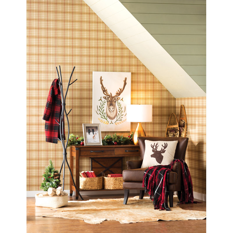 Johnstown 11-Hook Metal Freestanding Coat Rack, Black