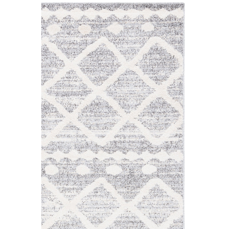 Lucia Martha Stewart Lucia Shag Performance Geometric Rug, Rectangle 5' x 8'
