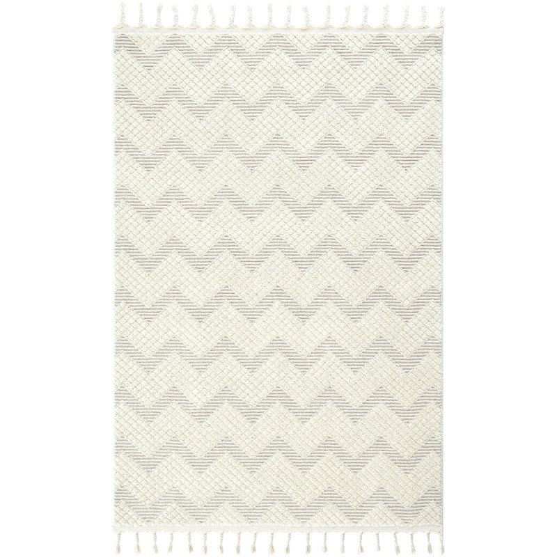 Renlie Machine Made Indoor / Outdoor Area Rug, Rectangle 2'7.5" x 4'11.1"