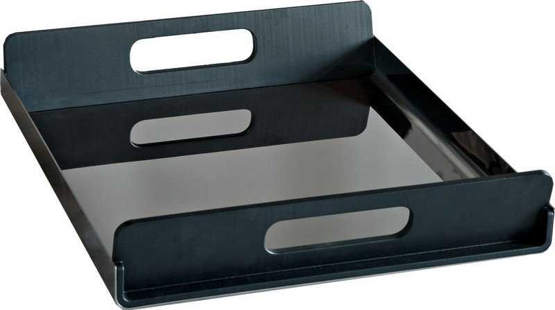 Alessi Vassily Stainless Steel Divided Serving Dish, 6.2cm H x 30cm W x 45cm D