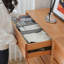 Commode d'appoint en bois massif simple cerise