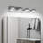 Energy-efficient Led Chrome Vanity Light Modern Bathroom Fixture