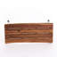 Table basse de style industriel avec plateau en bois et fer 18 po x 43 po 18 po, style industriel