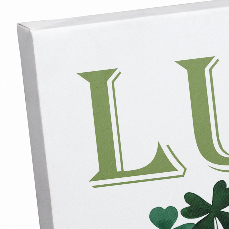 «St. Patrick's Day Words» par Inconnu - impression sur toile tendue