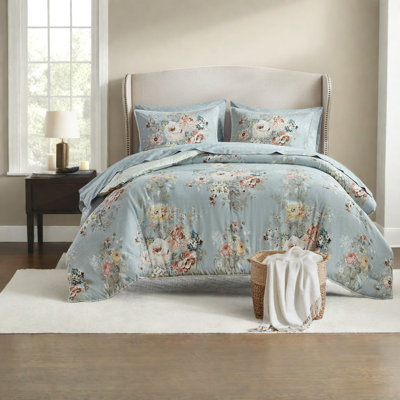 Vintage Floral Bedding Sets Polyester Comfort Twin Xl