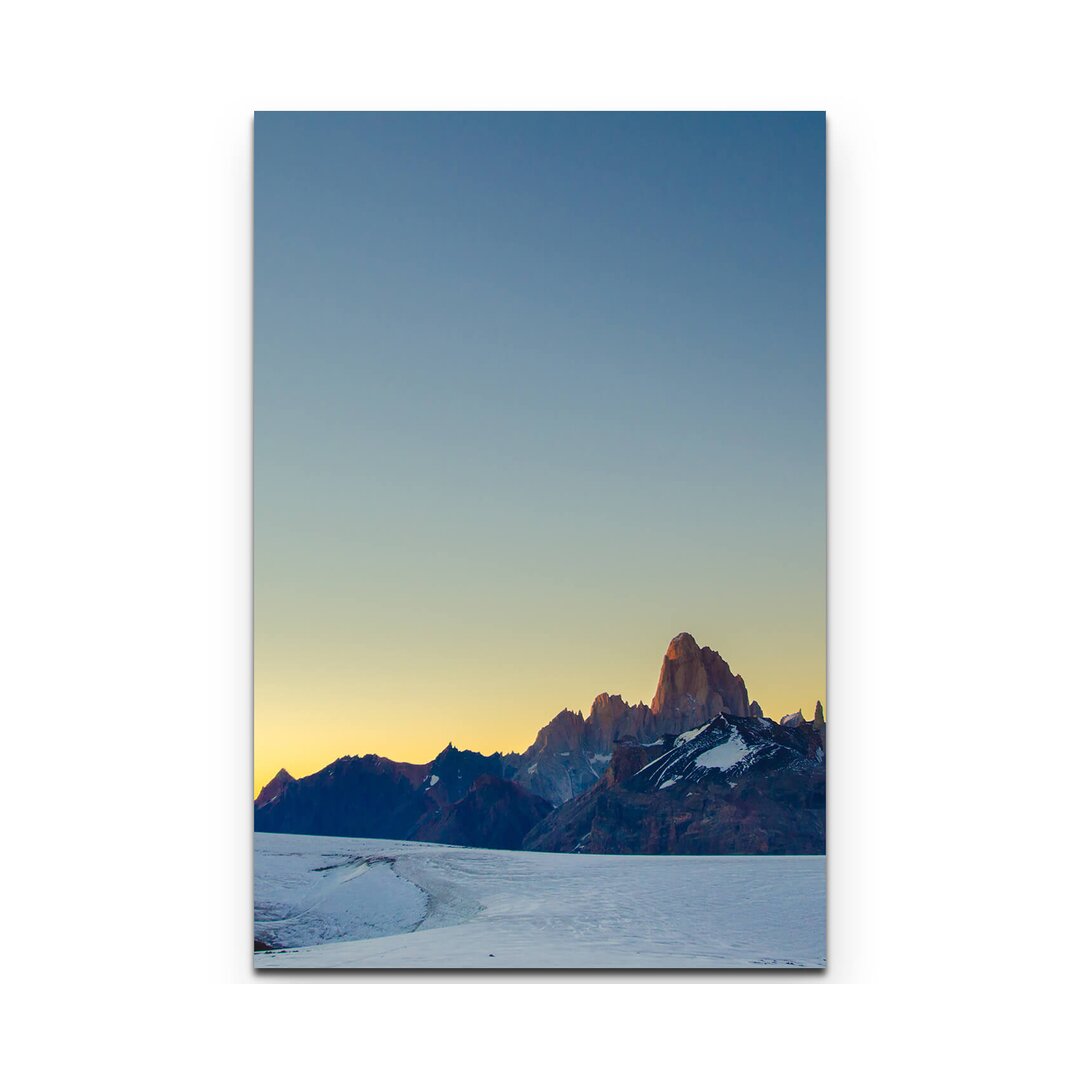 Leinwandbild Mount Fitz Roy im Sonnenaufgang – Anden