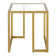 Oscar Glass Top End Table
