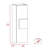 3-Shelf Rectangle Medicine Cabinet-936066458