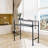 Jasi Faux Marble Top Metal Base Dining Table-597824737