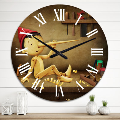 Horloge murale surdimensionnée