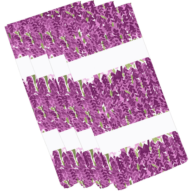 Ensemble de serviettes 4 pièces Elliona, Mauve