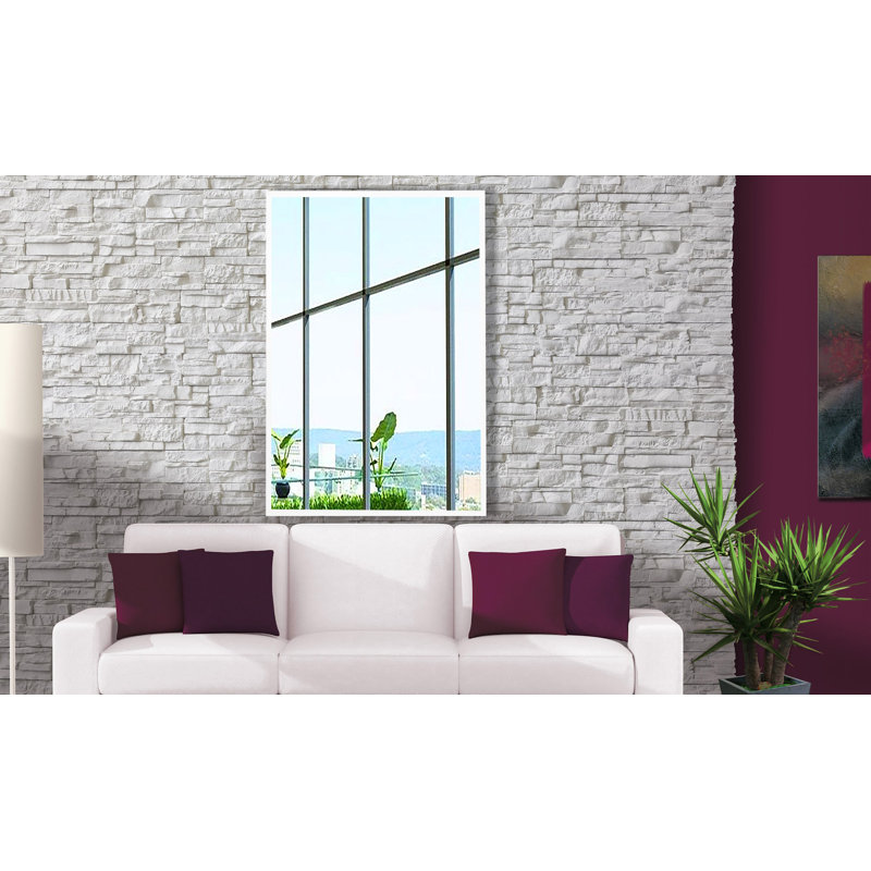 Derosier Metal Flat Wall Mirror, 57.43" H x 20.43" W