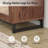 Modern Accent Cabinet With Glass Doors, Drawer, And Adjustable Shelf - Multifunctional Storage Cabinet For Living Room Or Bedroom-2105159659