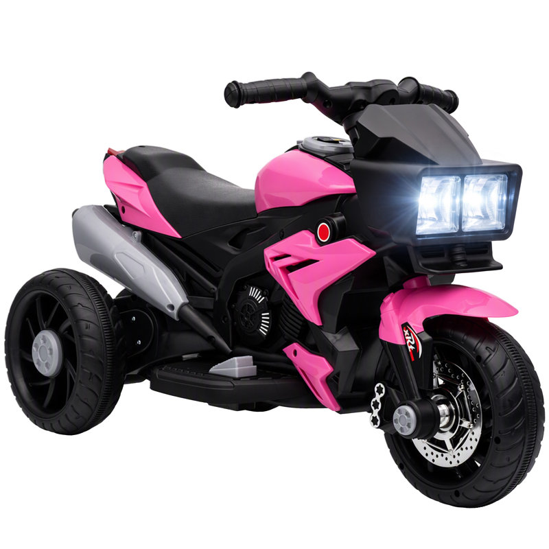 HOMCOM Battery Powered Ride On Toy, Pink