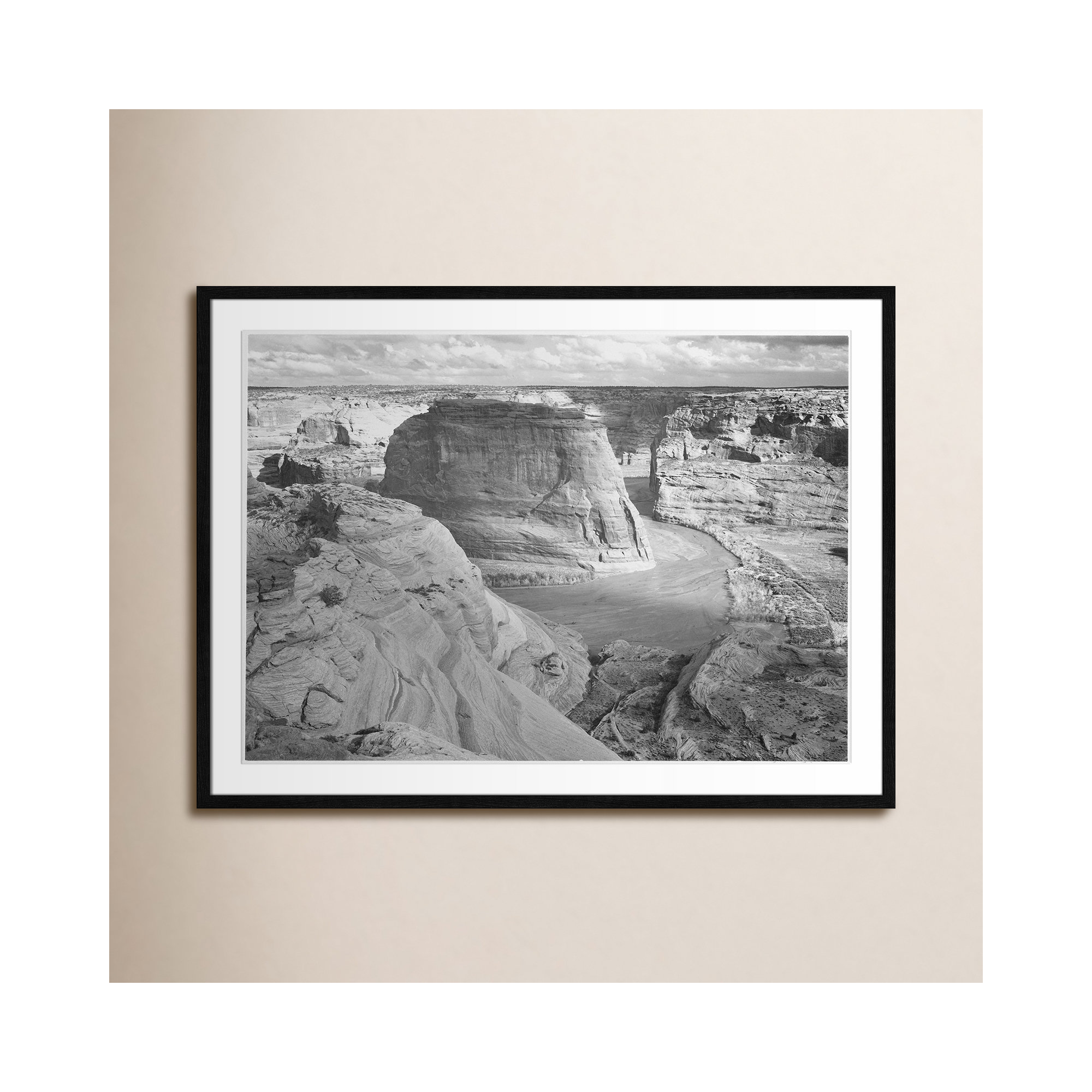 Canyon De Chelly Arizona 2 by Adams, Black, 25.5" H x 35.5" W x 0.75" D