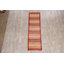 Tapis de couloir rouge en laine noué à la main de conception unique et unique 2 pi 6 po x 9 pi 2 po Nivannah