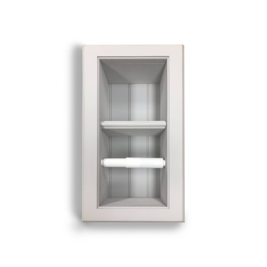 Butler Double Recessed Toilet Paper Holder Timber Tree Cabinets 