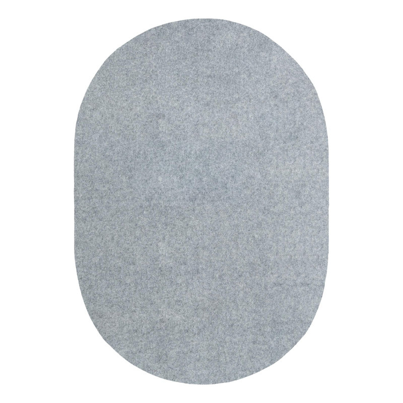 Sous-tapis Hokku Designs Timora, Ovale 3 pi 11 po x 5 pi 11 po