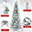 Arbre de Noël blanc effilé-759995469