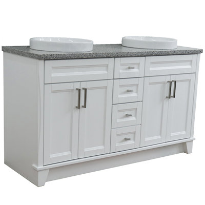 Ensemble de meuble-lavabo double 61 po Muskoka