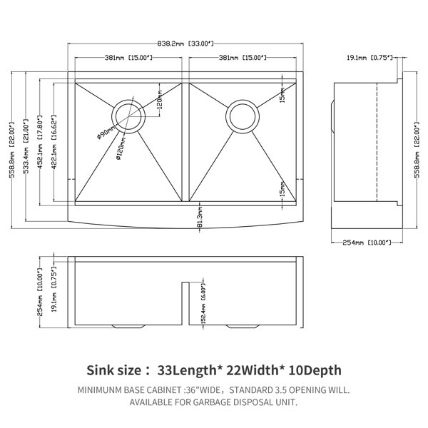 Dimensions du produit