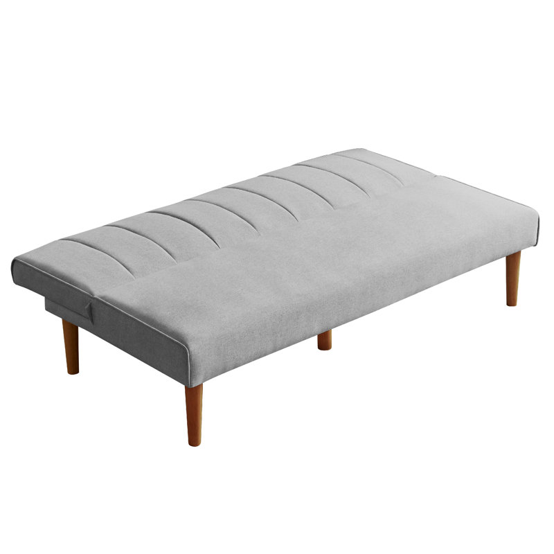Canapé-lit convertible Ian, fauteuil inclinable réglable, tissu tissé Ian, Gris