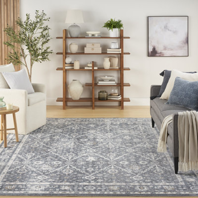 Tapis bleu foncé Nourison Astra