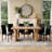 64.5" Rectangle Dining Table With Sculptural Pedestal Base-1060758407