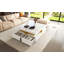 Table basse moderne avec rangement à 4 tiroirs 43,3 po Modern-1534886544