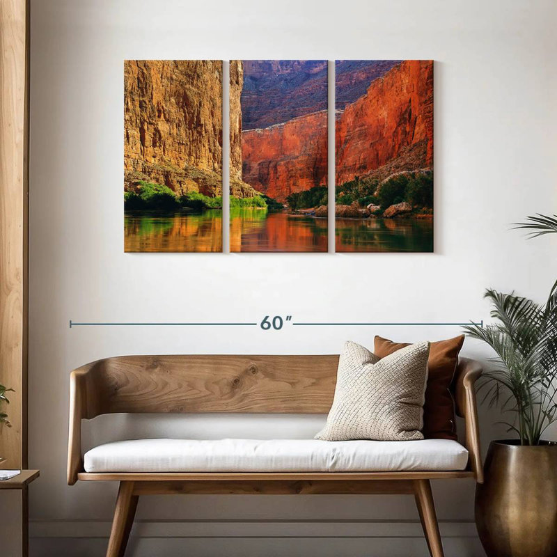 Gorge murale rouge Alvord, H 28 po x l 45 po