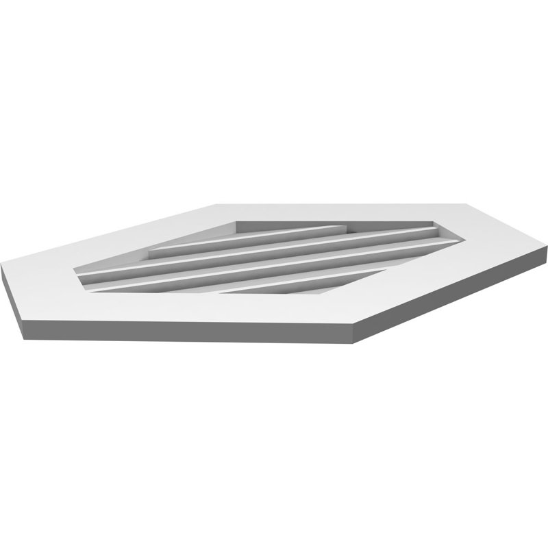 Pente verticale verticale en uréthane 5 pi, H 20 po x l 28 po x P 1 po