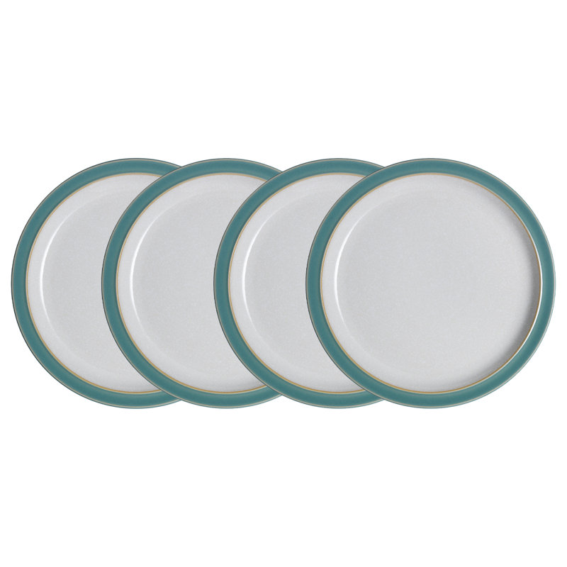 Denby Elements Dinner Plates, Fern Green