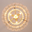 Lustre moderne à niveaux variable à 6 lumières Aurthur pour salon / salle à manger