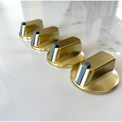 Gold Universal Stove Knob 48MM– Replacement Control Knob for Gas Range & Oven
