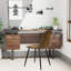 Chaise d'appoint en brun