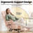 Aero Big and Tall Ergonomic Gaming & Office Chair with Footrest, Pocket Spring Cushion, Reclining, 400 lb Capacity, PU Leather-456038430-456038425