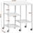 Rolling Kitchen Cart With Ample Storage For Small Spaces In Apartments (Adds Modern Charm)