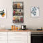 Metal Wall Organizer with Wall Baskets