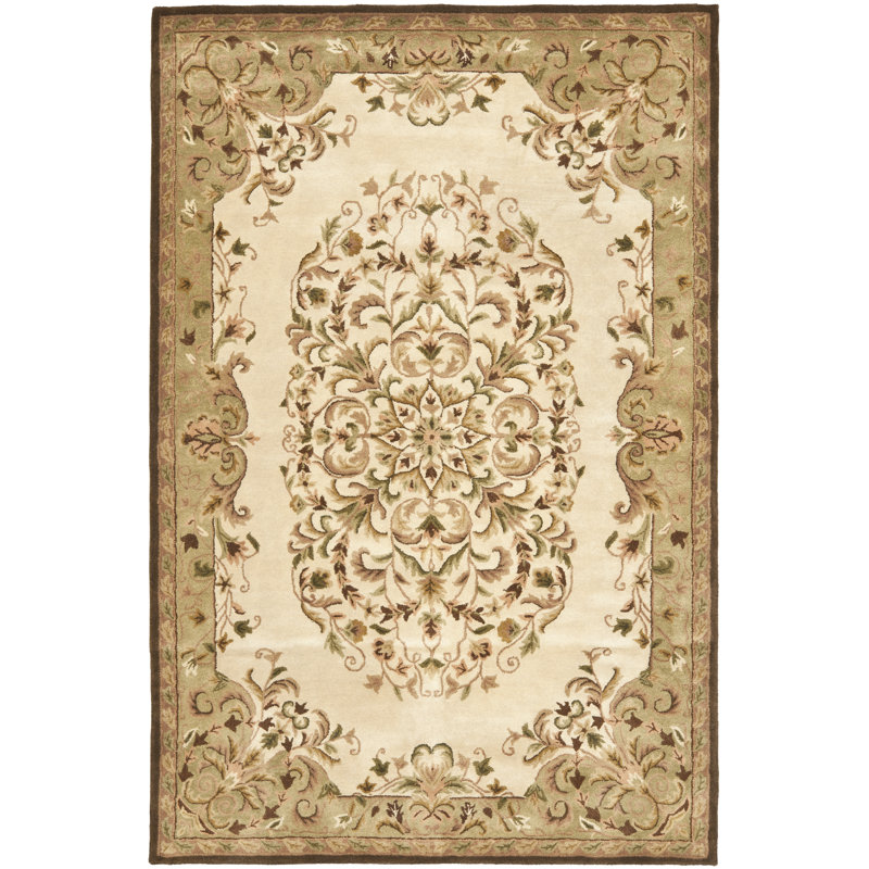 Kuhlman Hand Tufted Wool Oriental Rug, Rectangle 3' x 5'