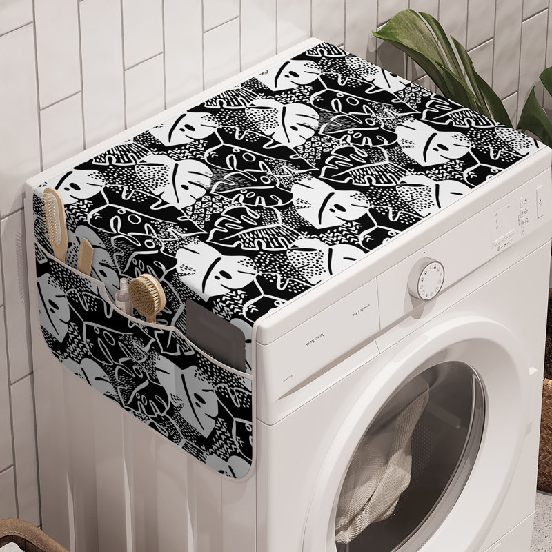 Ensemble de 2 machines à laver East Urban Home Tropical 47 po x 18,5 po