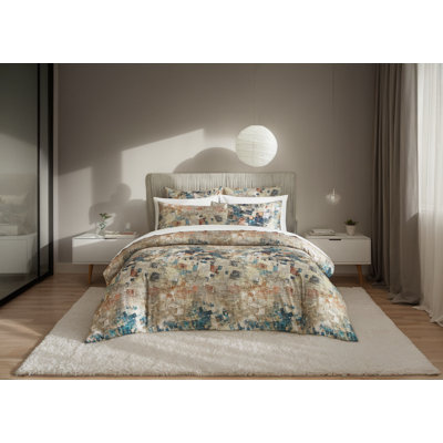 Dailynap Brown Mottled Abstract Art Bedding Set