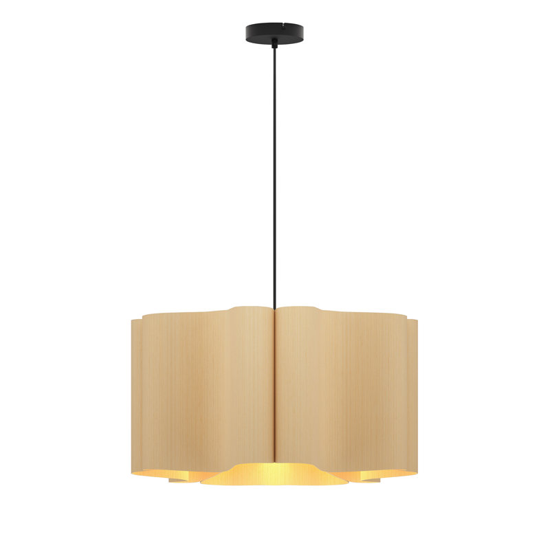 Luminaire suspendu Paulina, Frêne / frêne