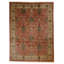 Oriental Hand-Knotted Wool Salmon/Green/Beige/Blue Area Rug-50886885