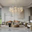 Lustre en cristal 47 po-1932497579