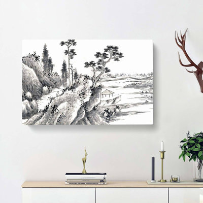 Landscape Vol.8 by Shen Zhou - Wrapped Canvas