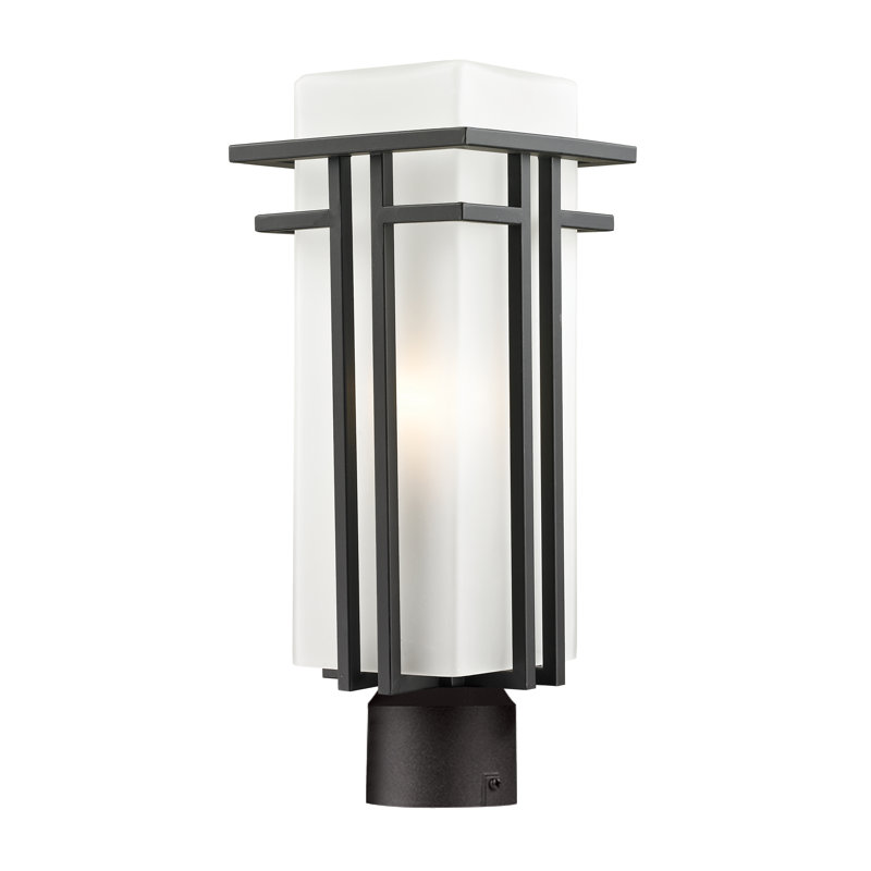 Tête de lanterne d'extérieur 1 lumière Driden, H 17,25 po x l 6,63 po