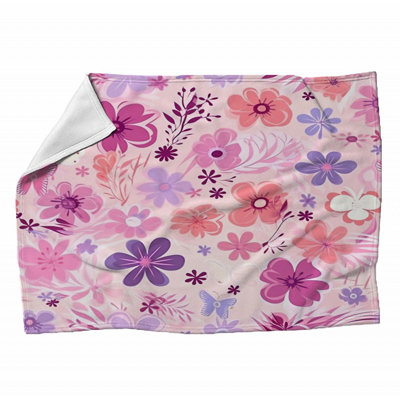 Japandi Oriental Warm Machine Printed Throw Blanket